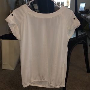 LOFT xs cream blouse